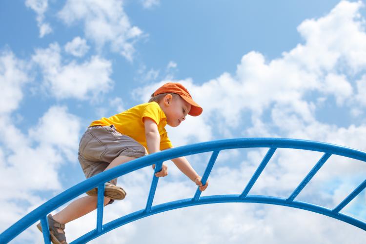 child climbing by EvgeniiAnd/Shutterstock