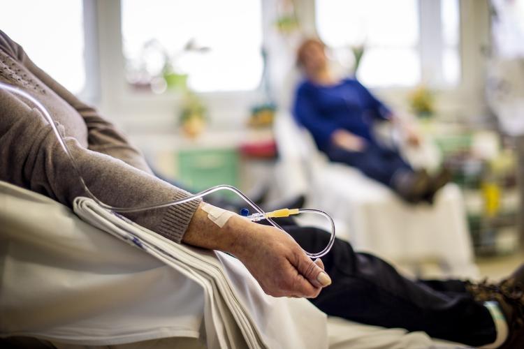 Person receiving chemotherapy. Image by goodbishop via Shutterstock