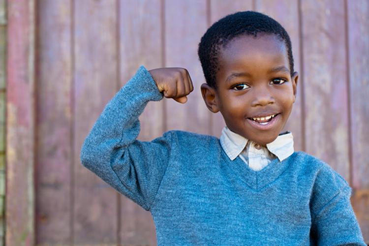 Little boy strong by Nolte Lourens Shutterstock